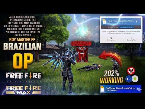 Free fire Auto Headshot Config File🎯🌠 Macro Aimbot + No Recoil Regedit ‼️ Antiban VIP Script 👽