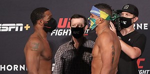 UFC on ESPN 9: Woodley vs. Burns face-offs video