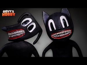 Cartoon Cat & Cartoon Dog ➤ Trevor Henderson Creatures ★ Polymer Clay Tutorial
