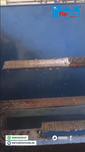 Boost Construction Speed! TL Pathak Group's TMT Rebar Threading Machine Installed at Bhutan