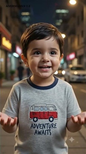 The Fearless Boy vs. The Ghost! 👻 #ai #aivideo #viral #treanding #cutebaby