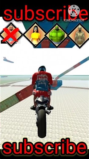 hulk vs all character 😈😈 competition #indianbikedriving3d #trending #shortvideo