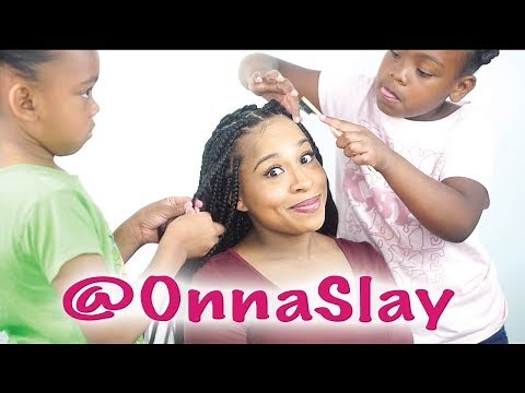 8 and 10 year old girls SLAY my Box Braids - OnnaSlay!