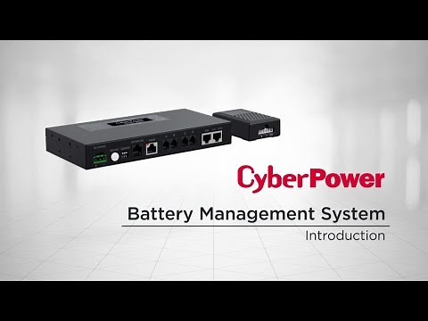 CyberPower Battery Management System Product Introduction