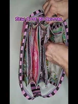 Sew Together Bag in Tula Pink's Roar! Collection! Ready to Ship! #etsyshop #sewtogetherbag #tulapink