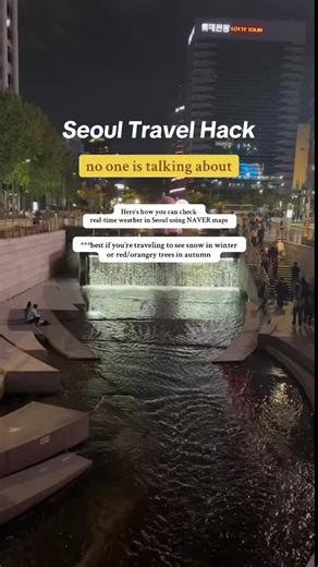 Your ultimate guide to four seasons in Seoul. Check out real-time weather updates in Naver Maps! #korea #seoul #seoultravel #travel #traveltiktok #solotravel #seoulweather #koreaweather #weatherforecast #creatorsearchinsights