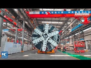 Infrastructure building giant! How a tunnel boring machine is manufactured in China