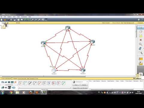 Topología Malla / Cisco Packet Tracer