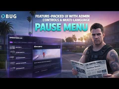 Advanced FiveM Pause Menu | Full-Featured UI with Admin Control, Multi-Language Support & More !