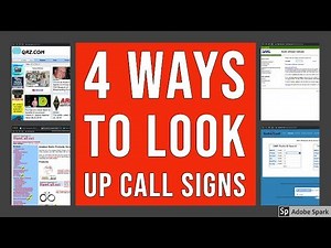 4 Ways to Look Up Amateur Radio Call Signs