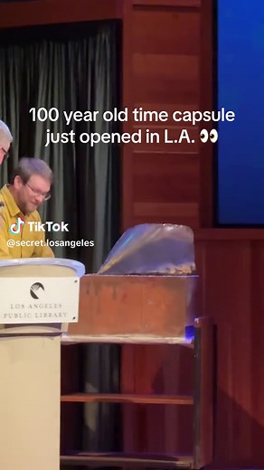 The L.A. Public Library just opened a time capsule from 1925. | Time Capsule Opening