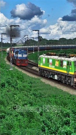 😱 Two Freight Trains On The Same Track 🔥 Train Simulator Games Videos #railroad #train #traingame