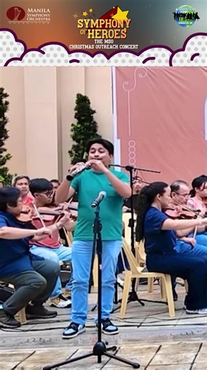 Gabriel's Oboe by Ennio Morricone Arvin Jan Medrano, oboe Symphony of Heroes The MSO Christmas Outreach Concert Dec 19, 2025 Philippine General Hospital Atrium Manila Symphony Orchestra Jeffrey Solares, conductor ---- Every Christmas, since 2019, patients and healthcare workers of the Philippine General Hospital (PGH) gets serenaded with beautiful live orchestral music of the Manila Symphony Orchestra. On this occasion the musicians perform for free, donating their time and talent to bring holid