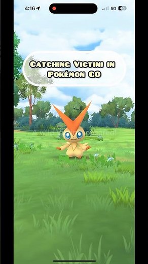 Catching Victini in Pokémon GO #pokemon #pokemongo #victini