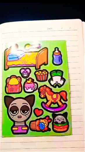 Sticker book 📚📖 #usa #art #businessman #kuromi #duet