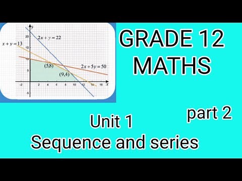 Grade 12 maths Unit 1 Sequences and series part 2|By Afan oromo| New Curriculum