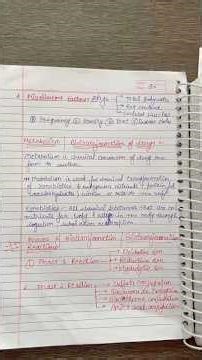 Metabolism or biotransformation of drug
