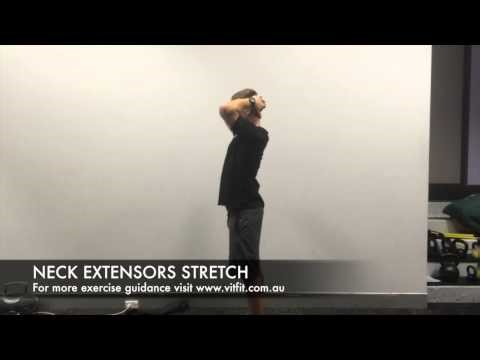 NECK EXTENSORS STRETCH
