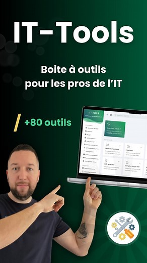 🧰 IT-Tools : la boîte à outils web ultime pour les pros de l’IT ! Besoin de convertir, décoder, analyser ou générer rapidement des infos ? 🔧💻 📦 Open source et auto-hébergeable (NAS, serveur, PC…) 👉 Gagnez du temps au quotidien avec cet outil indispensable ! 📄 Article complet : https://www.it-connect.fr/it-tools-boite-a-outils-web-indispensable-pour-les-pros-de-informatique/ #IT #Tools #SysAdmin #Dev #OpenSource #Informatique #CyberSécurité #Docker #Geek #ITConnect #Tuto #Astuce | IT-Connec