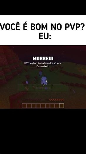 VOCÊ É BOM NO MINECRAFT PVP?!🤡 #minecraft #minecraftmemes #live #viral #mcpe #games
