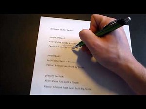 Aktiv / Passiv | Englisch