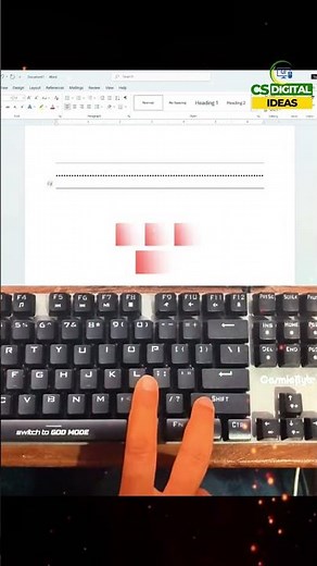 Draw Multiple Lines in MS Word Using a Simple Shortcut | Time Saving Word Trick #msword #words