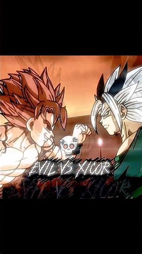 goku evil vs xicor ☠️☠️ || dragon ball