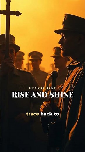 What Does "Rise And Shine" Mean? Origin & Meaning #shorts