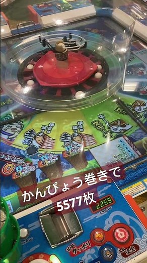がっぽり寿司 かんぴょう巻きでトリプルビンゴ！#がっぽり寿司 #メダルゲーム #元気寿司 #ゲームセンター