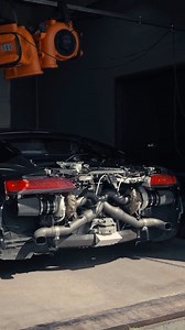 5.2K views · 63 reactions | 1,500+whp stock engine R8 built by AMS...