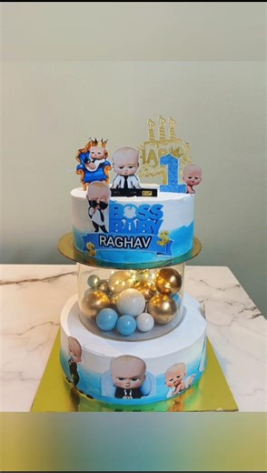 Boss baby cake for 1st birthday #1stbirthdaycake#bossbabycake #bossbabyparty #trendingcake #viralcak