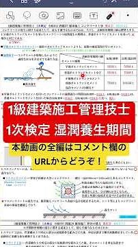 【2024年(令和6年)問27番、問28番/コンクリートの養生、鉄骨の建方/躯体施工】1級建築施工管理技士/第1次検定 過去問 解説#1級建築施工管理技士 #1次検定 #コンクリート