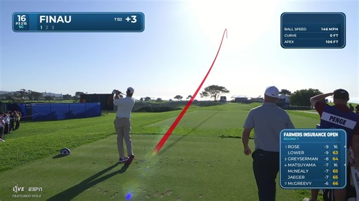 Tony Finau makes first ace of season, holes it from 215 yards at Farmers