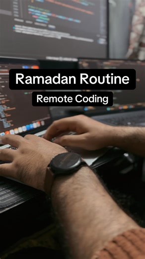 Ramzan Routine, Remote Coding👨🏻‍💻 #foryou #onlineearning #viralvideo