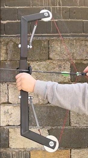 Spring Powered Bow - Prototype #bow #archery #diy #arrow