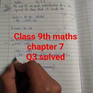 class 9th maths chapter 7 Q3 solve