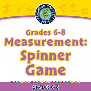 Measurement: Spinner Game - NOTEBOOK Gr. 6-8