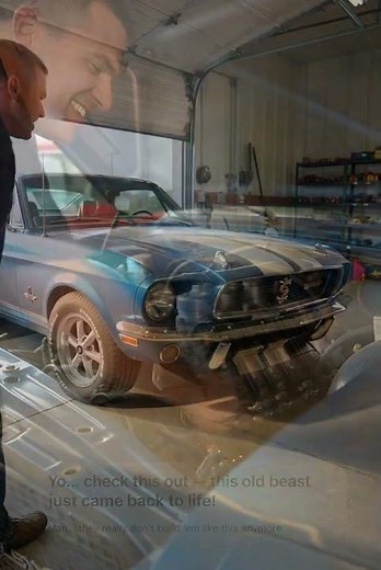 1967 Shelby Mustang ROARS to Life 😍❤️ #ClassicCars #Restoration #Mustang
