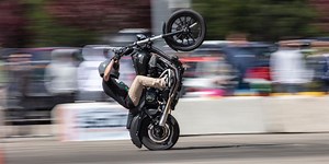 How To Wheelie A Harley - White Star Rides