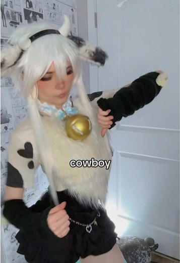 get u a man who can do both :3 #cosplay #cow #cowboy #kemonomimi #feminineboy #cosplayer #femboy #cowkemonomimi #mooimimo