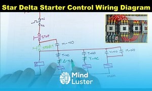 Mind Luster - Learn star delta control wiring diagram with timer explained by TheElectricalGuy