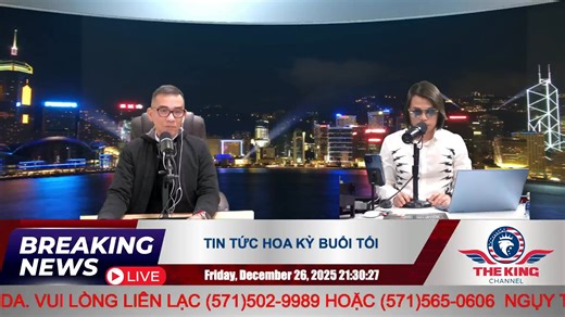 TIN TỨC HOA KỲ BUỔI TỐI - 12/26/2025 - The KING Channel | The King Channel