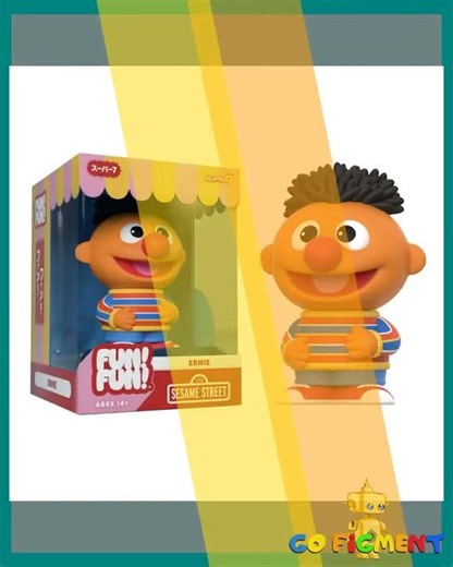 Sesame Street FUN! FUN!™ Wave 2 Ernie Vinyl Figure 5 Inch