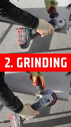 5.2K views · 67 reactions | Our new DIamond Flap Discs are ideal for grinding porcelain tiles to get a smooth bevelled edge, watch how it leaves a perfect finish after being cut with our ECD blade  #RUBItools #PorcelainTiles #GrindingTiles #ConstructionTools #TilingTips #Porcelain #FYP | RUBI UK & Ireland | Facebook