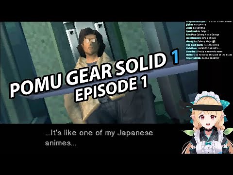 Pomu falls in love with Solid Snake and Otacon in Metal Gear Solid (Highlights)【NIJISANJI EN】