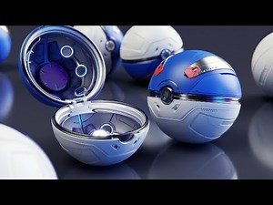 Redesigning a Pokeball in Blender 2.8