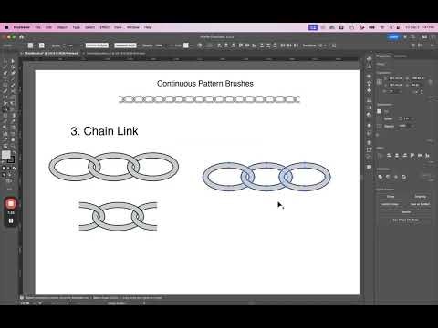 Creating a Basic Chain Link Brush in Adobe Illustrator