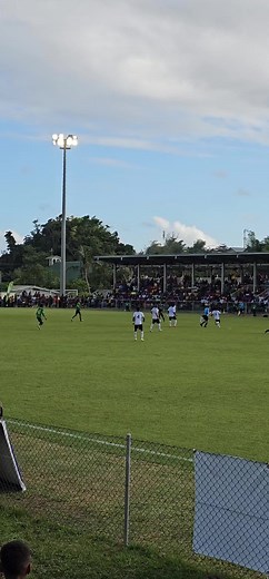 Vanuatu Celebrates First Goal Against Fiji