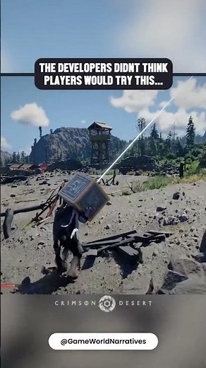 Easiest way to kill enemies in Crimson Desert! 😂 #crimsondesertgameplay #tipsandtricks #ps5games