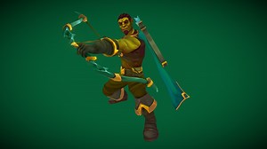 Stylized Orc Male Archer(Outfit) - 3D model by N-hance Studio (@Malice6731)